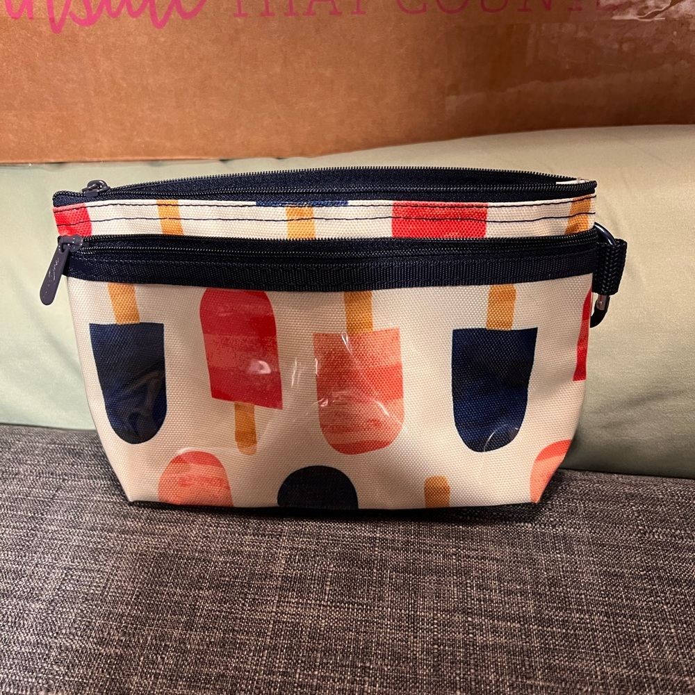 Thirty-One Clear Clip Pouch - popscile